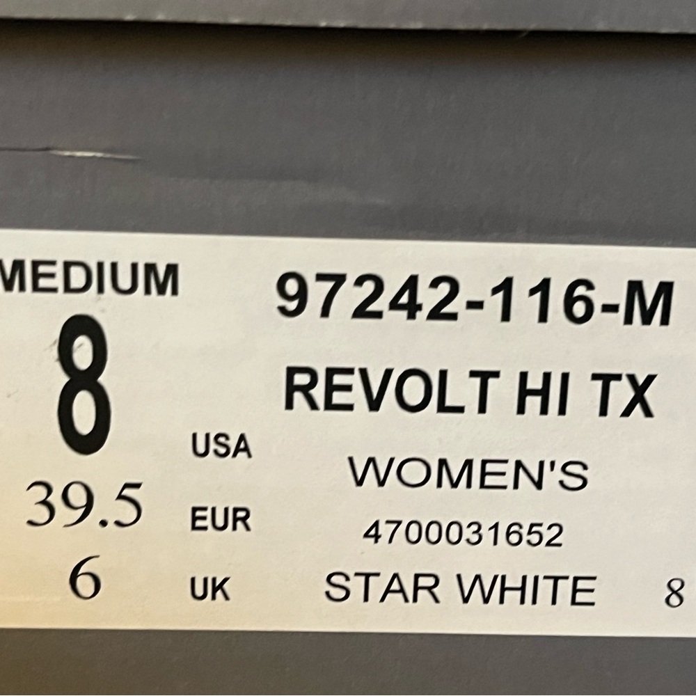 🆕 Palladium Women's Revolt Hi TX Platform Boots White.  Size 11 - Picture 6 of 14